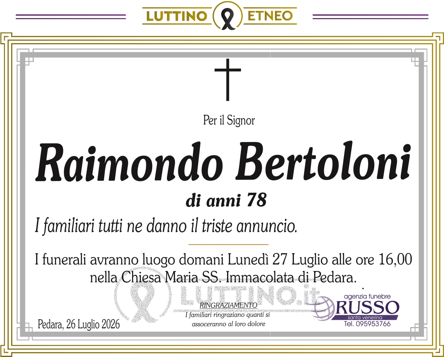 Raimondo Bertoloni